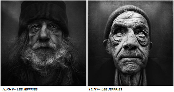 YellowKorner présente les photographies de Lee Jeffries : « Portraits Humanistes »