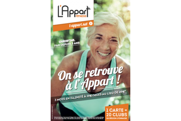Les adhérents L'Appart Fitness incarnent la nouvelle campagne de communication du réseau