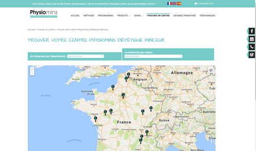 Ouvrez une franchise Physiomins