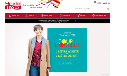 Mondial Tissus participe pour la première fois à Franchise Expo Paris