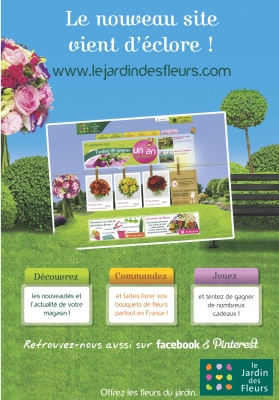 Le Jardin des Fleurs se lance dans la vente en ligne