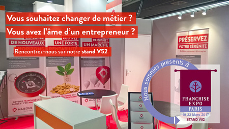 La franchise Maisons Pierre (désormais adhérente Fff) vous attend sur Franchise Expo Paris du 19 au 22 mars 2017