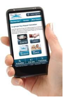 Guy Hoquet lance son site internet mobile