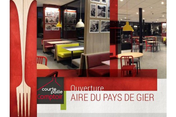 La franchise Courtepaille s'installe sur l'aire du Pays de Giers
