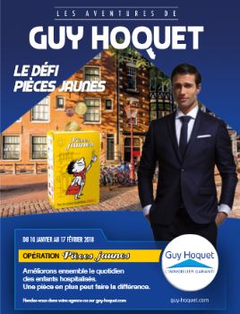 Troisième participation consécutive à l'opération Pièces Jaunes pour le réseau Guy Hoquet