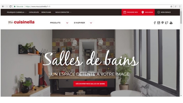 Cuisinella lance son nouveau site Internet