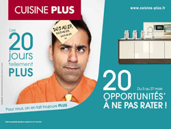 Franchise décoration. Cuisine Plus présente sa campagne de mars 2010