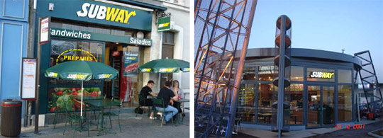 Bientôt 100 restaurants franchisés Subway en France