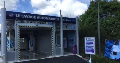 Le centre franchisé Eléphant Bleu de Besançon s'équipe d'un portique couvert