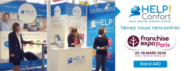 L’enseigne HELP Confort annonce sa participation au salon Franchise Expo Paris 2018