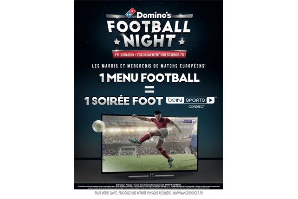 La franchise Domino's Pizza renouvelle son partenariat avec beIN SPORTS