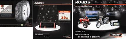 Le père Noël vient remplir sa hotte chez la franchise Roady
