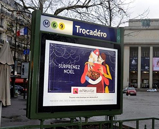 L’enseigne De Neuville déploie une nouvelle campagne d'affichage inspirée des arts français