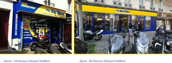 Le Flagship de la franchise Doc’Biker vient d'ouvrir à Boulogne-Billancourt (92)