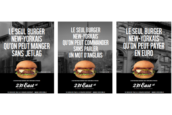 La franchise 231 East Street dévoile sa première campagne de communication