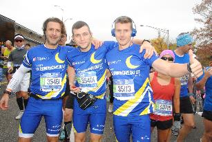 La franchise La Compagnie du Lit représentée par 5 de ses salariés au Marathon de New York