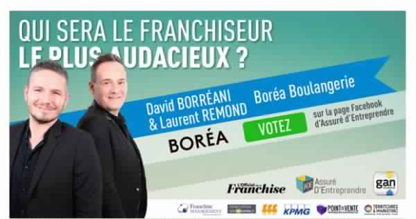 L’enseigne Boréa participe au concours du Franchiseur le Plus Audacieux