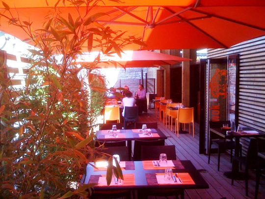 Franchise restauration : Création de la terrasse du Tigerwok® de Dijon