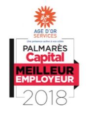 L'enseigne Age d'Or Services se distingue parmi les meilleurs employeurs 2018