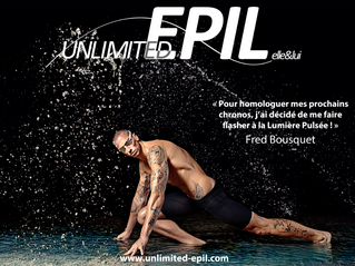 Unlimited Epil renouvelle son partenariat avec le nageur Fred Bousquet