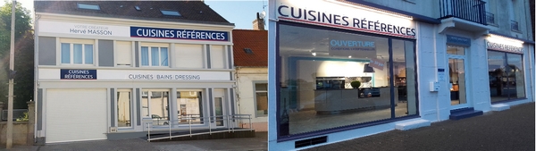Inauguration de deux nouveaux magasins Cuisines Références au Tréport et à Coquelles