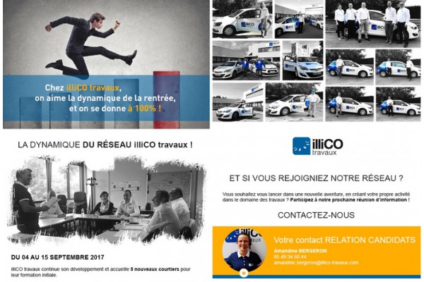 Cinq entrepreneurs en formation chez illiCO travaux