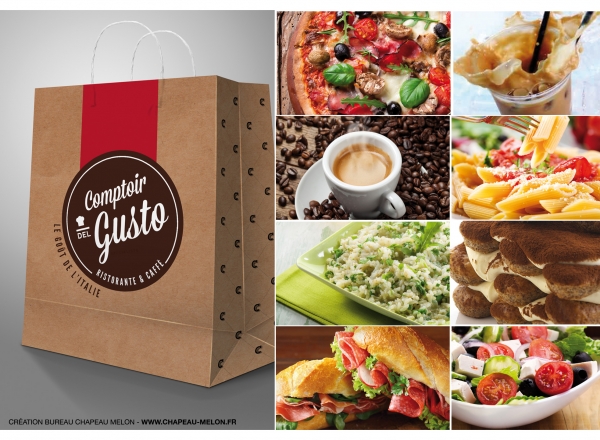 L’enseigne Comptoir del Gusto®, 100% Italie authentique