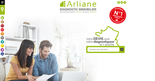 La franchise Arliane Diagnostic Immobilier repense son site Internet