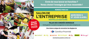 Rencontrez la franchise Carrefour sur des salons et lors de réunions