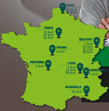La franchise Point d'Encre fait son Tour de France