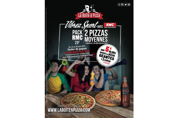 La Boite à Pizza se mobilise pour l’Euro 2016
