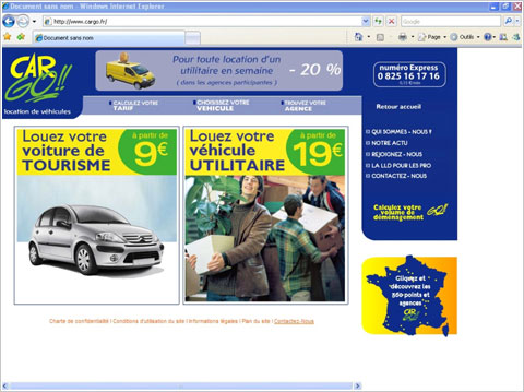 Car’Go : un nouveau site web