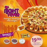 La Cheezy Crust Fun revient chez la franchise Pizza Hut le 26 mars 2008