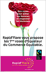 L’enseigne Rapid’Flore s’implique dans le Commerce Équitable des fleurs